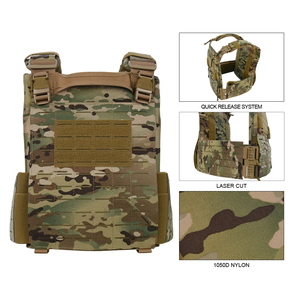 Équipement de chasse en plein air, gilet porte-plaques en toile résistante, multifonctionnel, imperméable, respirant, anti-plis, personnalisable OEM - Product Image 3