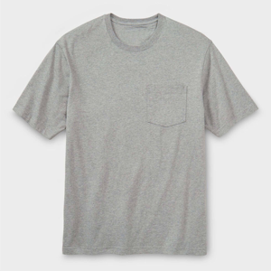 Camiseta personalizada OEM con cuello redondo y bolsillo para hombre diseñada para una comodidad y estilo superiores durante todo el día - Product Image 1