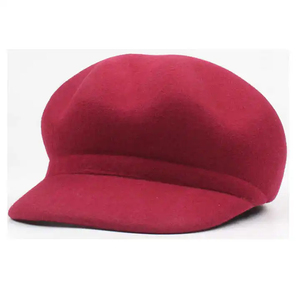 หมวกเบเร่ต์สไตล์ทหารถักไหมพรมคุณภาพสูง ขายดี หมวกเบเร่ต์คลาสสิกสำหรับผู้ชาย สวมใส่สบายเป็นพิเศษ - Product Image 4