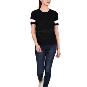 2025 camiseta de mujer de gran tamaño personalizada a la venta precio de fábrica camiseta informal de mujer en talla adulta - Product Image 5