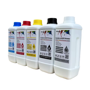 1 Liter 1000ml CMYK Water-Based Pigment for for for Heat Transfer on PET Film for XP600/L1800/L1805/I3200/4720/L805 for <b>Printers</b> - Product Image 1
