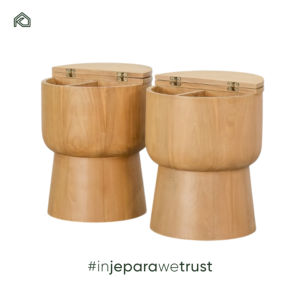 Mueble de Lujo para el Hogar, Mesita de Noche de Madera Maciza de Teca para Hotel, Alojamiento, Dormitorio, Armario de Almacenamiento, Mesa Auxiliar - Product Image 5