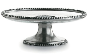 Support à gâteau en aluminium plaqué argent avec support à gâteau en métal à un niveau de grande qualité utilisé pour la fête d'anniversaire - Product Image 5