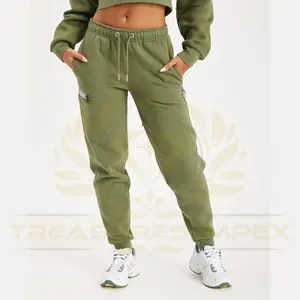 New Model Active Wear High Elastic Waist In Different Unique Style For Women Clothing Jogger Pants Cotton Fleece Sweat Pant