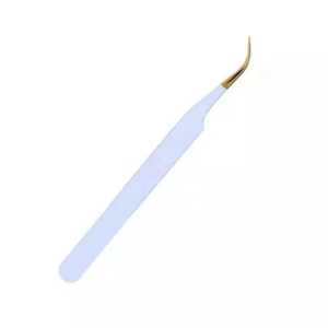 Pinzas para Extensión de Pestañas de Acero Inoxidable, Duraderas, Precisas, con Puntas Curvas y Rectas, Herramientas para Extensión de Pestañas y Cejas - Product Image 6