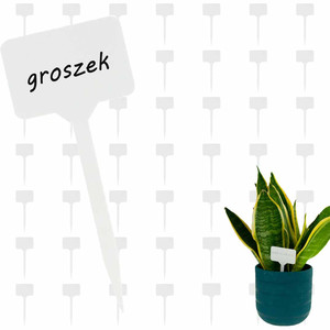 Ensemble de 50 étiquettes d'identification de plantes en plastique et étiquettes pour semis, marqueurs de jardin et accessoires pour plantes - Product Image 1
