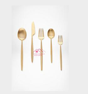 Ensemble au prix de gros Décoration de table de luxe Ensemble de couverts fini doré Vente à chaud Couverts en laiton faits à la main de dernière conception - Product Image 1