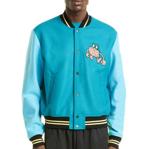 Veste de baseball universitaire personnalisée pour hommes, veste de style bombardier brodée en chenille, idéale pour les équipes et les événements scolaires - Product Image 5