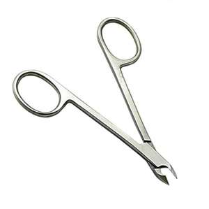 Pinzas para cutículas profesionales en forma de tijera, borde de corte, 4mm, acero inoxidable, tijeras para cutículas, manicura y pedicura - Product Image 5
