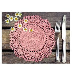 Luxury Design Cheap Price Round Decorative Table Place Mat and for Dinning Table Place Mat Export From India - Product Image 2