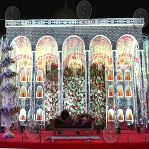 Elegant Wooden Carved Mirror <b>Frames</b> for <b>Wedding</b> Decorations - Product Image 3