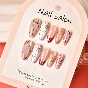 <span class=keywords><strong>Uñas</strong></span> <span class=keywords><strong>Postizas</strong></span> al por Mayor, Estilo Francés con Lazo, <span class=keywords><strong>Uñas</strong></span> <span class=keywords><strong>Postizas</strong></span> con Diseños y Pegatinas, Nuevas <span class=keywords><strong>Uñas</strong></span> <span class=keywords><strong>Postizas</strong></span> Navideñas - Product Image 6