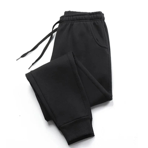 <b>Men's</b> <b>Navy</b> Blue Cotton Sweatpants Elastic Waist Drawstring Casual <b>Joggers</b> Side Pockets Midweight Knitted Autumn Wear - Product Image 5
