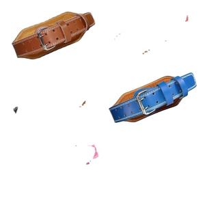 Ceinture de musculation réglable en cuir de vachette robuste avec design respirant pour entraînement en salle de sport unisexe - Product Image 3