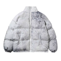 Veste de sport pour homme, style streetwear, coupe-vent, doublure en polaire, avec logo personnalisable sur le devant, idéale pour l'hiver