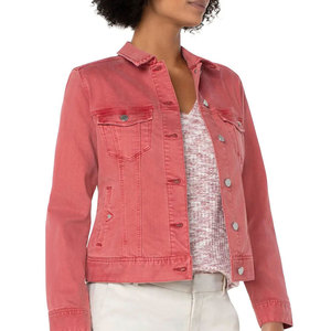 Vestes en jean pour femmes de qualité supérieure fabriquées au Pakistan, design personnalisé, vente en gros de vestes en jean pour femmes - Product Image 3