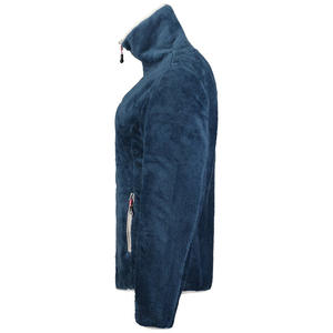 Chaqueta de Forro Polar Exclusiva con Cuello Alto y Cremallera para Mujer, Ropa de Invierno Clásica, Ajuste Holgado, Ligera - Product Image 5