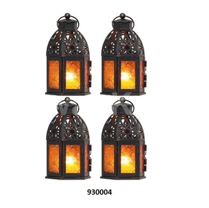 โคมไฟแขวนแก้วโลหะสไตล์โมร็อกโกโบราณโคมไฟทีไลท์สำหรับตกแต่งคริสต์มาสบ้านโคมไฟแขวนหรูหราสำหรับตกแต่งเทศกาลวันหยุด - Product Image 2