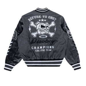 Veste universitaire pour hommes la plus vendue avec broderie personnalisée Vente d'usine au prix de gros Nouvelle arrivée Veste de baseball personnalisée - Product Image 6