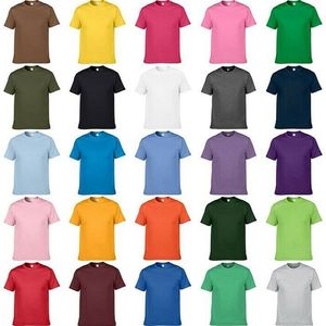 เสื้อยืดคอกลม170 180จีเอสเอ็มมีหลายสีขนาด EU เหมาะสำหรับการพิมพ์แบบกำหนดเอง - Product Image 6