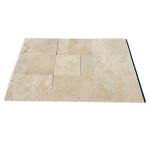 Azulejo de travertino beige marfil duradero de alta calidad hecho en Turquía y pavimentadora para jardín Hotel Villa al por mayor - Product Image 3