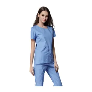Pantalones Marcas Uniformes Conjuntos Dental Enfermera Hospital Scrub Traje Trajes Diseñador Médico Scrub Traje Scrubs para Mujeres Fabricante - Product Image 1