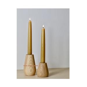 Lámpara de mesita de noche Simple de alta calificación, candelabro de madera cilíndrico con luces de cadena Led elegantes, centro de mesa, artículos de decoración del hogar - Product Image 3