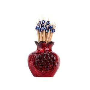 Polyester Pomegranate <b>Toothpick</b> Holder - Product Image 1
