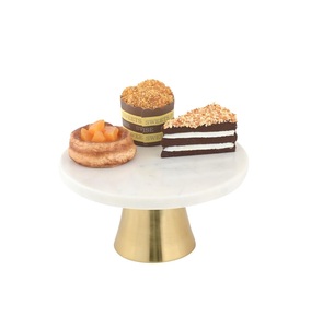 New Arrival Smooth Finish <b>Marble</b> <b>Cake</b> <b>Stand</b> For Easy Cleaning And Hygienic Dessert Serving At Home Or Events - Product Image 3