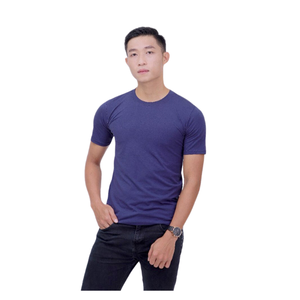 Direct Factory Sale Men's Heavyweight 100% Cotton Casual T-<b>Shirt</b> Breathable Vinh Hung Vietnam Original Manufacturer - Product Image 1
