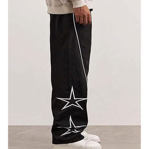 Pantalones Deportivos para Hombre con Rayas Laterales, Cintura con Cordón, Corte Holgado, Casuales, Ligeros, Estilo Urbano - Product Image 4