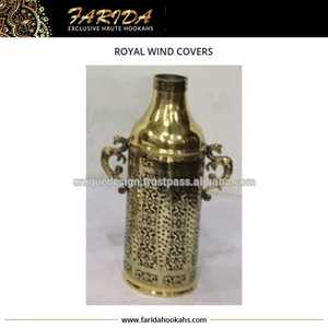 Accesorios de Lujo para Hookah Farida 2023, Cubierta Antiviento para Shisha de Alta Calidad, Técnicas Únicas de Lacado, Tipo Recto, Mini Hookah - Product Image 6