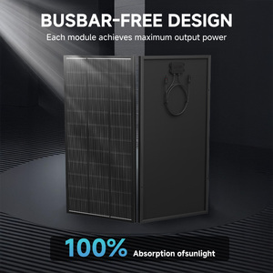 Kit de panneaux solaires photovoltaïques à double vitrage de type N à bordure noire, demi-cellule, 100 W, efficacité de 22 %, garantie de 25 ans pour système solaire domestique - Product Image 6