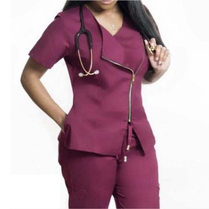 Vente en gros de gommage médical à la mode costume de gommage personnalisé uniforme d'hôpital d'infirmière gommages respirants tailles XS à 6XL - Product Image 6