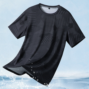 Fabricant personnalisé graphique pour hommes séchage rapide Slim Fit Polyester Tshirt Running T Shirt pour hommes Sports Gym T-shirt pour hommes - Product Image 6