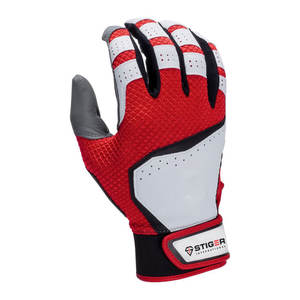 Gant de baseball Gants de frappeur d'entraînement Respirant en cuir véritable Sports et divertissement Gants de frappeur de baseball - Product Image 2