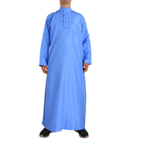 Collection 2024 : Robe longue traditionnelle saoudienne pour homme, Thobe, grande taille, respirante, décontractée, à capuche, en coton