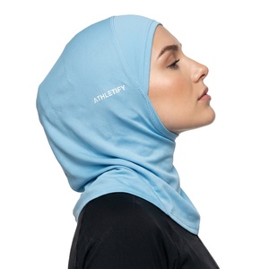Hijab de sport islamique pour femmes, couvrant entièrement le visage, respirant, évacuant l'humidité, pour la course à pied, protection solaire UPF50+ - Product Image 1