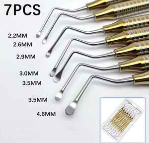 อุล-อามินชุดที่ใช้มือทันตกรรม7ซี่ขูดกระดูกหยักชุบเคลือบปริทันต์ทำความสะอาดฟัน - Product Image 4