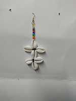 Boucles d'oreilles pendantes en coquillages naturels de cauris avec alliage de cuivre ambré, style bohème, bijoux de fête pour femmes