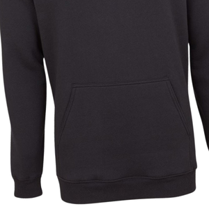 Sweat-shirt à capuche unisexe en molleton de coton noir, sweat-shirt à capuche uni, vêtements de rue décontractés d'hiver, vente en gros régulière, fabricant en gros - Product Image 3