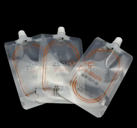 Pochettes transparentes à bec verseur pour boissons, en PET, VMPET, PE, haute barrière, taille personnalisée, qualité alimentaire, MOQ 20 000 pièces, pour emballage de jus et de boissons
