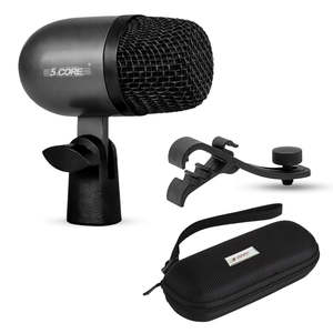 ไมโครโฟน 5Core Tom Snare Mic แบบไดนามิกคาร์ดิออยด์สำหรับชุดกลอง เครื่องดนตรีประเภทเพอร์คัชชัน สีดำ - Product Image 1