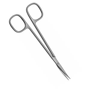 Ciseaux droits polyvalents Instruments chirurgicaux dentaires réutilisables en acier Dissection manuelle Saisie dentelée Composé de métal Plastique - Product Image 3