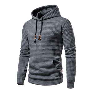 Sweats à capuche thermiques d'hiver pour hommes, logo personnalisé imprimé, couleurs unies, tissu français, design 3D, sweats à capuche 100% coton - Product Image 4