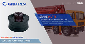 POMPE À BÉTON EN CAOUTCHOUC PISTON RAM POUR PIÈCES DE RECHANGE DE MACHINES À BÉTON SCHWING DN230 - Product Image 3