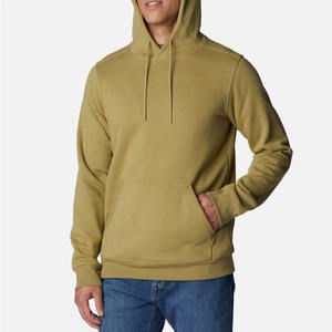 Vente en gros de sweats à capuche d'automne et d'hiver pour hommes, streetwear ample en polaire de couleur unie, sweats à capuche décontractés à manches longues pour hommes - Product Image 5