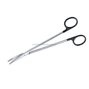 กรรไกรผ่าตัดเมทเซนบาุม ซุปเปอร์คัท สแตนเลส ด้ามจับสีดำ เครื่องมือผ่าตัดเนื้อเยื่ออ่อนที่มีความแม่นยำ ได้รับการรับรองมาตรฐาน CE ISO - Product Image 1