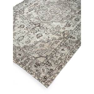 พรมขนสัตว์ถักมือสไตล์วินเทจ สีเบจและสีน้ำตาล ลายเหรียญแบบนามธรรม รูปทรงสี่เหลี่ยมผืนผ้า สำหรับห้องนั่งเล่นหรือทางเดินในบ้าน Pae-2749 - Product Image 2