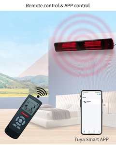 JHHeatsup 3200W WIFI Connect Outdoor <strong>Glass</strong> Carbon Fiber <strong>Heater</strong> 5 Seconds Fast Heating Electric <strong>Patio</strong> <strong>Heater</strong> With Ceramic <strong>Glass</strong> - Product Image 6